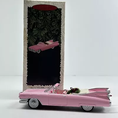 Vintage 1996 Hallmark 1959 Pink Cadillac De Ville Classic Cars Elvis Barbie • $19.79