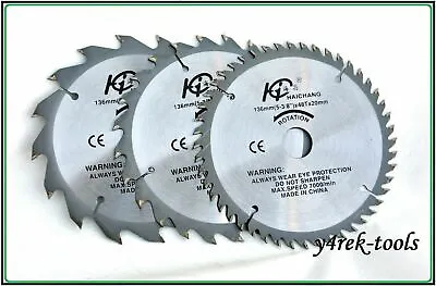 136mm X 20 X 16T Wood Cutting Saw Blade For Makita BSS501 And Panasonic 135mm • £8.99