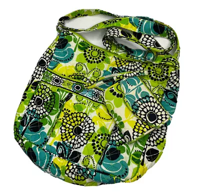 Vera Bradley Crossbody Shoulder Bag Limes Up With Matching Wallet Floral Adjust • $19.99