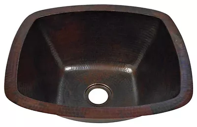 16  Hammered Rectangular Copper Bar Prep Sink • $189.95