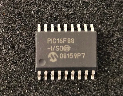 PIC16F88-I/SO Microcontroller 8 Bit 20MHz Wide SOIC-18 Microchip Qty-3 Pcs • $8.95