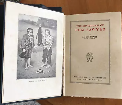 The Adventures Of Tom Sawyer Mark Twain  1903 Edition Harper & Bros. Pub. • $40