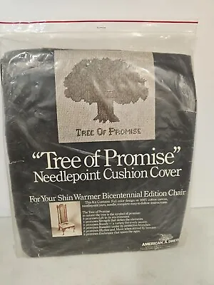 American Drew Tree Of Promise Needlepoint Cushion Cover Kit Shin Warmer Chair • $35.99