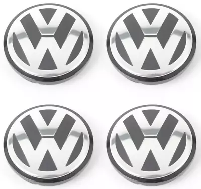 NEW 2015-2021 VW UP! - FOUR ALLOY WHEEL HUB CENTRE CAP UNIT 55mm 1J0601171XRW • $105.77