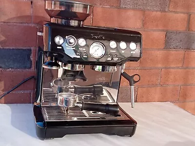 Breville BES870 Espresso Coffee Machine BLACK Earlwood PICKUP Barista Quality • $400