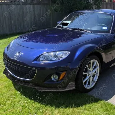 For 2009-2013 Mazda Miata MX-5 GV-Style Carbon Look Front Bumper Spoiler Lip Kit • $131.99