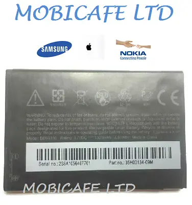 £7.99 • Buy Genuine HTC BB96100 Battery For G6 G8 Legend Wildfire A6363 A3333 MyTouch 3G Mob