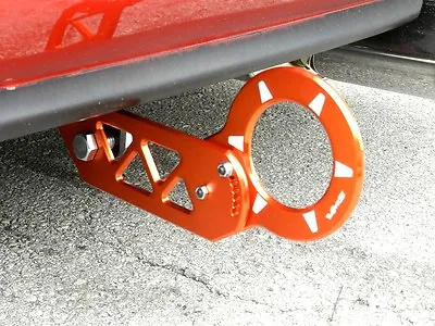 Orange Vms Racing V3 Rear Aluminum Adjustable Folding Tow Hooks For Honda Acura • $39.95