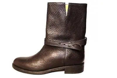 Madewell $230 Flat Motorcycle Boots 6 Black Leather • $129.99