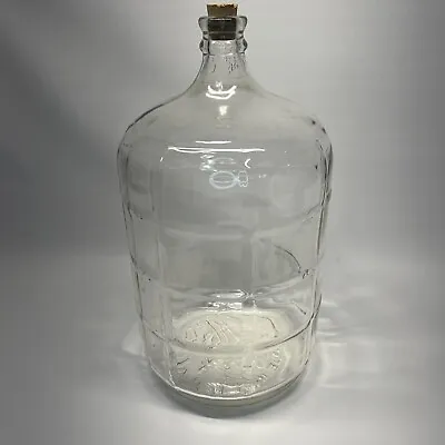 Vintage Crisa 5 Gallon Glass Bottle Made In Mexico Coin Jar Water Wine Storage • $129.95
