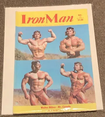 Walter Milner/Ed Corney - IRONMAN Bodybuilding Magazine - January 1976 • $21.99