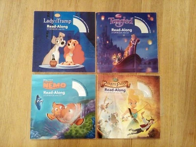 £15 • Buy Disney Tangled Read-Along Story Book And CD Lady And The Tramp, Nemo Tinkerbell 