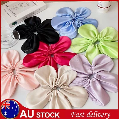 Women Scrunchies Silk Satin Elastic Hair Hair Bands Rope Tie Ponytail Accessory • $13.95