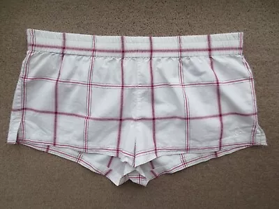 JACK WILLS Women's Pyjama Sorts Check Cotton Boxers Size 10 • £5.99