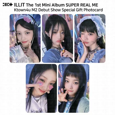 ILLIT 1st Mini Album Super Real Me Ktown4u M2 Debut Show Special Gift Photocard • $11.99