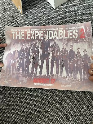 £40 • Buy Expendables 2 Cast Signed Poster
