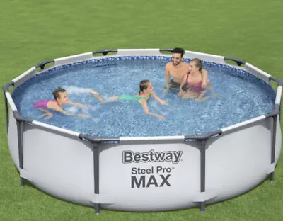 Brand New 10ft Bestway Steel Pro Frame Swimming Pool✅FREE NEXT DAY DELIVERY🚚✅ • £114.99