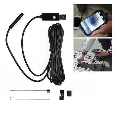 Pipe Inspection Camera Endoscope Video Sewer Drain Cleaner Waterproof Snake USB • $19.57