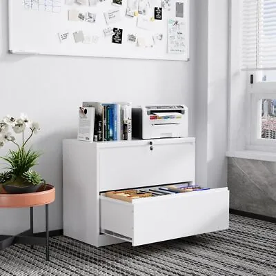 Modern 2/3/4-Drawer Metal File Cabinet Free Standing Storage Filing Cabinet • $189.99