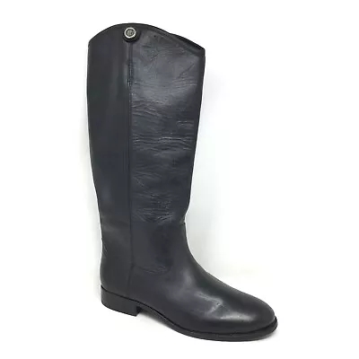 NEW Frye Melissa Button 2 Riding Boots Shoes Womens Size 8.5 Black Leather • $59.37