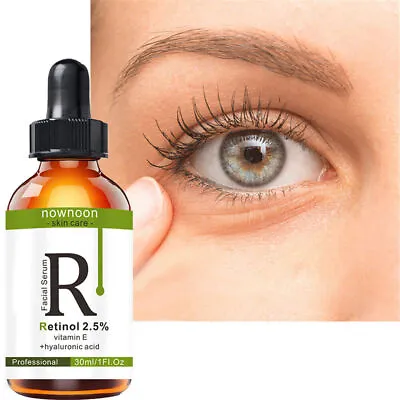 $10.82 • Buy Retinol 2.5% Vitamin A C E+ Hyaluronic Acid Face Serum Anti Aging Wrinkles 30ml