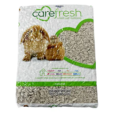 £32.74 • Buy Carefresh Natural 60 Litre Bedding - Small Animal/Rabbit Reptile Paper Bedding