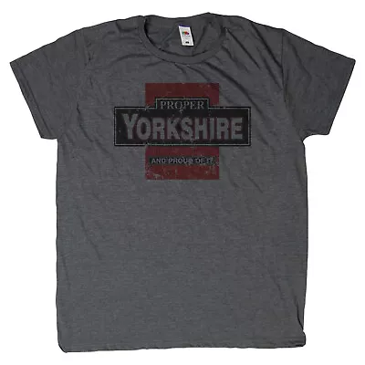 PROPER YORKSHIRE T-SHIRT. GREAT GIFT Present For Him Male BOY • £9.95