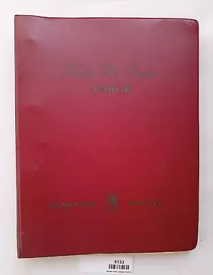Original Vanden Plas Princess 4-Litre-R Workshop Manual In Hard Binder 1967 Ed. • $180