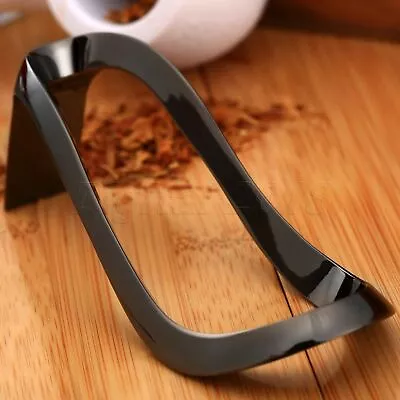 New Tobacco Smoking Pipe Black Stainless Display Stand Rack Holder Useful Tool • $5.42