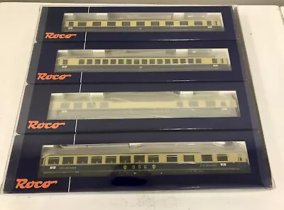 ROCO #45923 DB F-Zug Rheingold 4-coaches Set (HO Scale 1.87 16.5mm) • $209