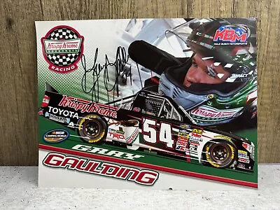 Gray Gaulding Krispy Kreme Toyota Signed Autograph Auto NASCAR Hero Card • $0.99