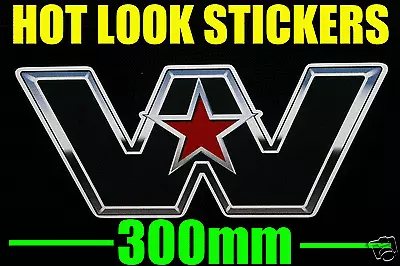 WESTERN STAR Decal Sticker Suit Truck Trailer Tipper Windscreen Door Bull Bar  • $9.99