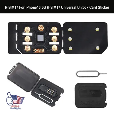 R-SIM17 2023 RSIM Nano Unlock Card For IPhone 13 12 11 Pro Max X XR IOS15 RSIM17 • $8.49