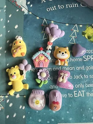 £4.58 • Buy 10Pcs Shoes  DIY Cartoon Cute Shoes Buttons Decoration For Croc Charms Gif