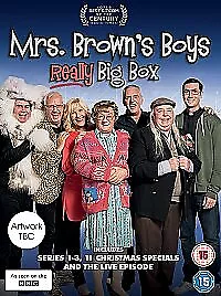 Mrs Brown's Boys: Really Big Box DVD (2017) Brendan O'Carroll Cert 15 12 Discs • £6.91