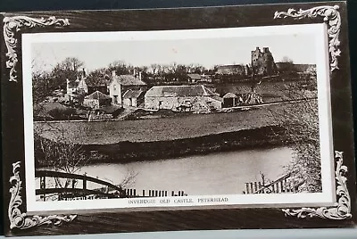 P/u 1910 Holmes Series Real Photo Postcard   Inverugie Old Castle  Peterhead  • £5