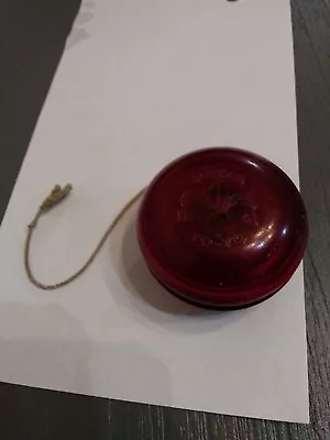 Vintage 1970s Duncan Imperial Yo Yo - Transparent Dark Red Original String Toy • $18.44