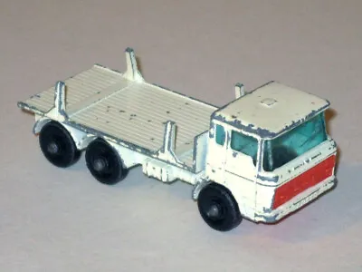 Vintage 1968 MATCHBOX Lesney No. 58 DAF Girder Truck! Original Black Wheels! • $9.99