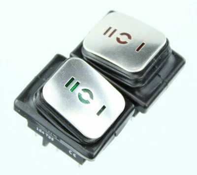 £3.99 • Buy Rocker Switch RED Or GREEN DOUBLE POLE Water And Dust Proof