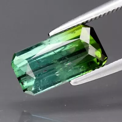 1.72ct 9.5x5mm Octagon Natural Unheated Bluish Green Tourmaline Mozambique • $0.99