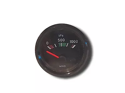 NOS VDO KPA Pressure New Gauge 1985 Vintage Black Car Truck  F173 • $125