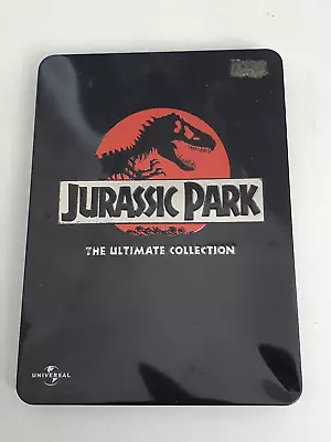 Jurassic Park The Ultimate Collection 4-Disc DVD - Region 2&4 - TIN CASE • $35