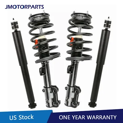 2 Front Complete Struts + 2 Rear Shock Absorbers For 2005-2010 Ford Mustang • $165.96