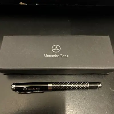 Mercedes-Benz Carbon Style Ballpoint Pen Logo Genuine Novelty Box Unused • $91.54