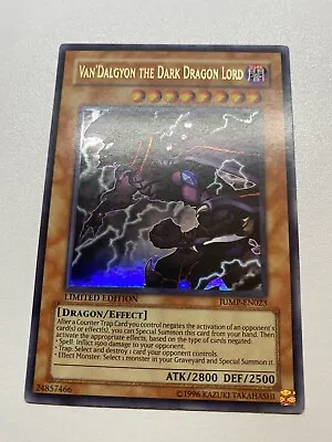 Yu-Gi-Oh! Van’Dalgyon The Dark Dragon Lord Ultra Limited Edition JUMP-EN023 MP • $5