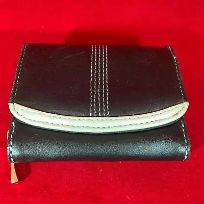 Fabretti Purse / Wallet Black / Silver New • £4