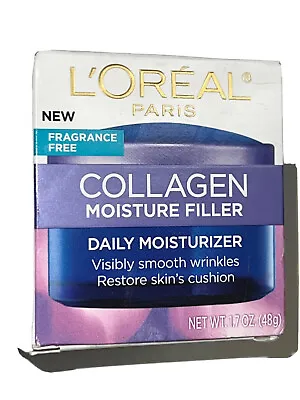 $12.99 • Buy L'Oreal Paris Collagen Moisturizer Filler Daily Moisturizer - 1.7 Oz / 50 ML