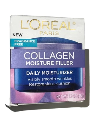 $12.99 • Buy L'Oreal Paris Collagen Moisturizer Filler Daily Moisturizer - 1.7 Oz / 50 ML