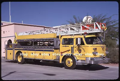 Clark County NV 1975 American La France 100' Aerial Fire Apparatus Slide • $5