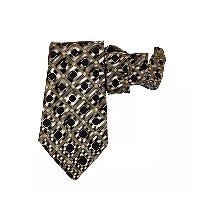 Fratelli Moda Men's Tie 100% Silk Handmade Italy Classic Geometric 3.75  *READ* • $8